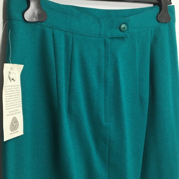 Vintage BRAEMAR Wool Straight Skirt green - Picture 4 of 13